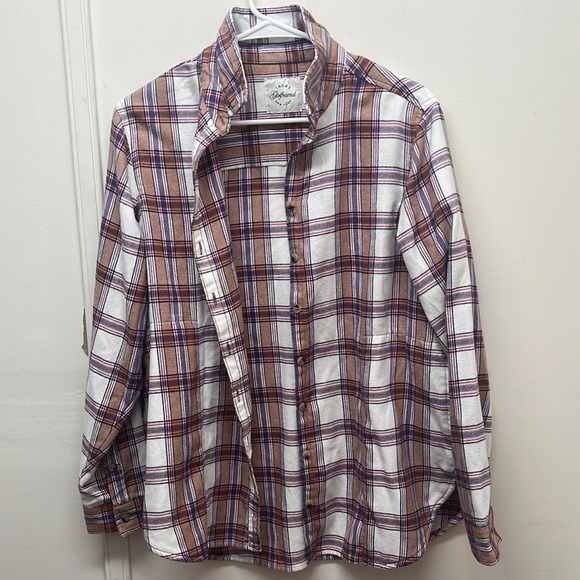 JACHS Girlfriend Tops - 3/$15 Deal 🎉 Flannel ⭐️ Button Collar Shirt - Size S